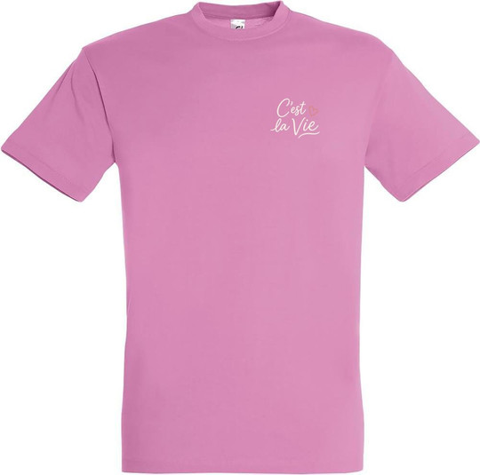 'C'est la vie' Graphic T-shirt 11380-N1DCV