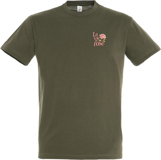 Needen 11380-N1DRS - La vie en rose bedrucktes T-Shirt