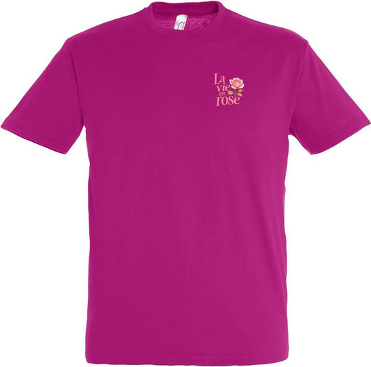 Needen 11380-N1DRS - Koszulka z nadrukiem La vie en rose