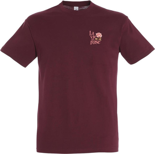 Needen 11380-N1DRS - La vie en rose bedrucktes T-Shirt