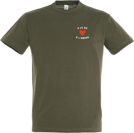Needen 11380-N1DV - Life and Love Graphic T-shirt