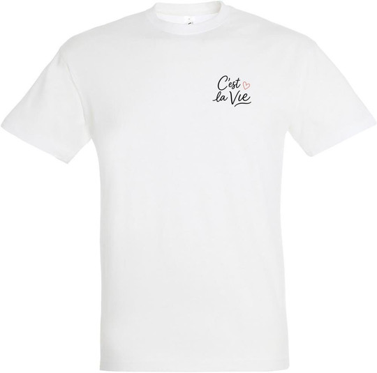 T-shirt Design 'C'est la vie' 11380-N1LCV