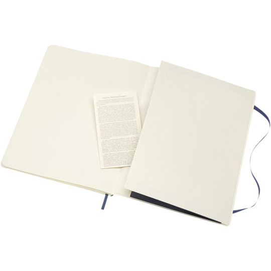 Moleskine 107181 - Classic XL soft cover notebook - plain