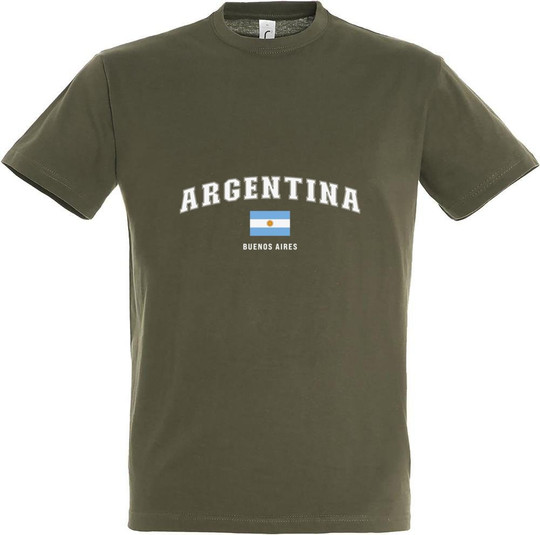 Needen 11380-CDAR-F - Argentina Front Design T-shirt