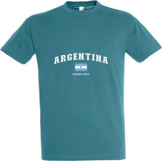 Argentiina-aiheinen Etuosan T-paita 11380-CDAR-F
