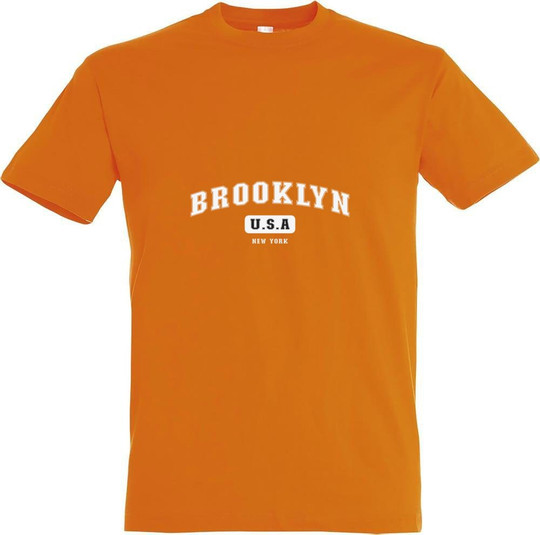 Needen 11380-CDBK-F - T-shirt Coton Motif Brooklyn Front