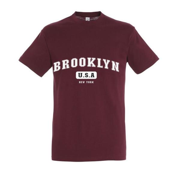 Needen 11380-CDBK-F - T-shirt Coton Imprimé Brooklyn Front