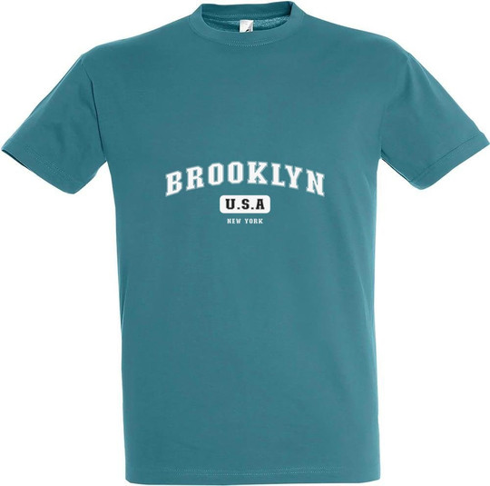 Puuvilla T-paita Brooklyn Front Design 11380-CDBK-F