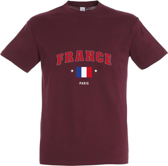 Needen 11380-CDFR-F - Bedrucktes Frankreich T-Shirt