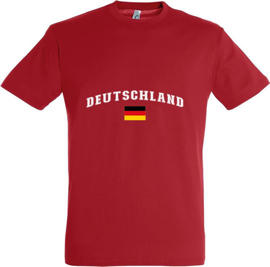 Needen 11380-CDDE-F - Germany Flag Front Graphic T-shirt