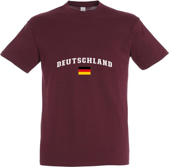Needen 11380-CDDE-F - Germany Flag Front Graphic T-shirt