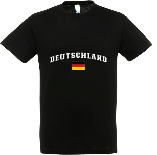 Needen 11380-CDDE-F - Germany Flag Front Graphic T-shirt