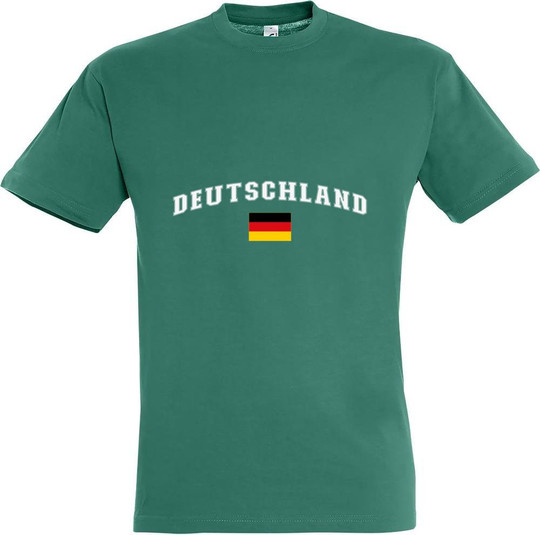 T-shirt Graphique Drapeau Allemagne 11380-CDDE-F