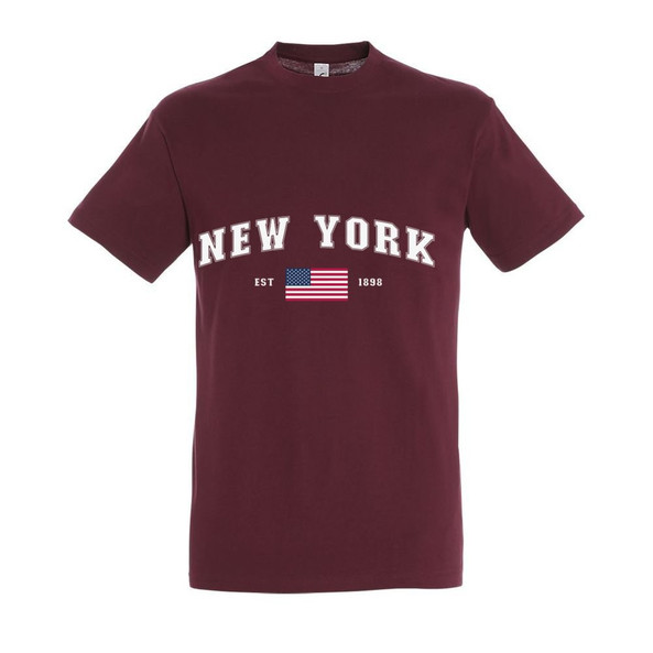 Needen 11380-CDNY-F - T-shirt con Stampa New York Front