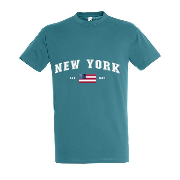 Needen 11380-CDNY-F - New York Front Painettu T-paita