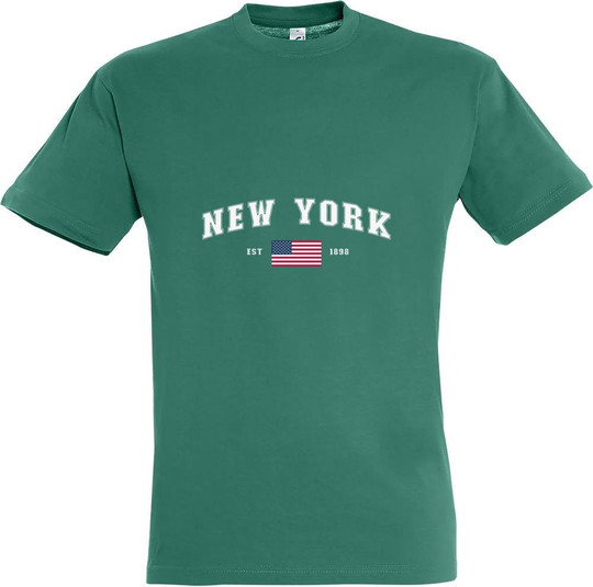 T-shirt graphique New York Front 11380-CDNY-F