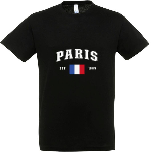Needen 11380-CDPR-F - Paris Design Unisex T-shirt