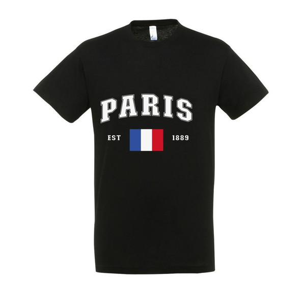 Needen 11380-CDPR-F - Paris Front Design T-shirt