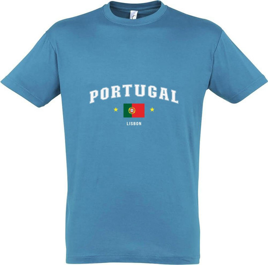 Portugal Front Print T-Shirt 11380-CDPT-F