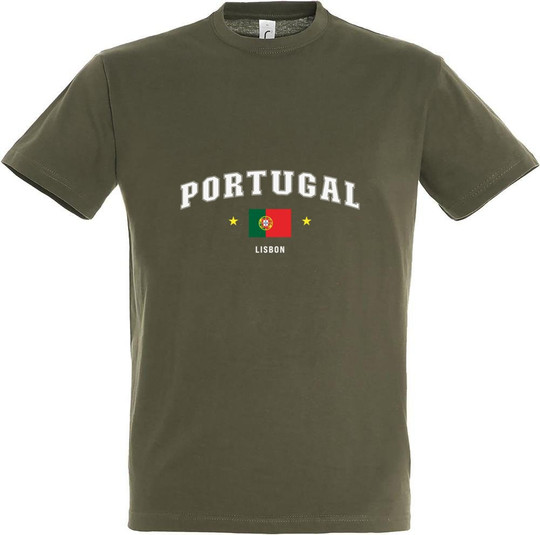 Needen 11380-CDPT-F - Portugal Front Print T-Shirt