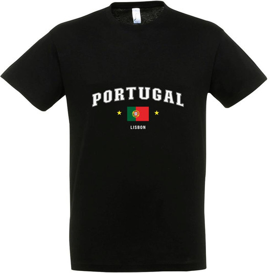 Needen 11380-CDPT-F - Portugal Front Print T-Shirt