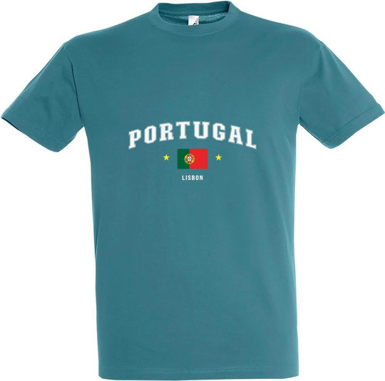 Needen 11380-CDPT-F - Portugal Front Print T-Shirt