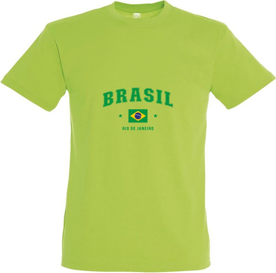 Needen 11380-CLBR-F - Brasil Front Designed T-shirt