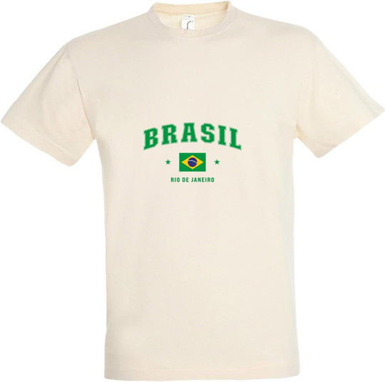 Needen 11380-CLBR-F - Brasil Front Designed T-shirt
