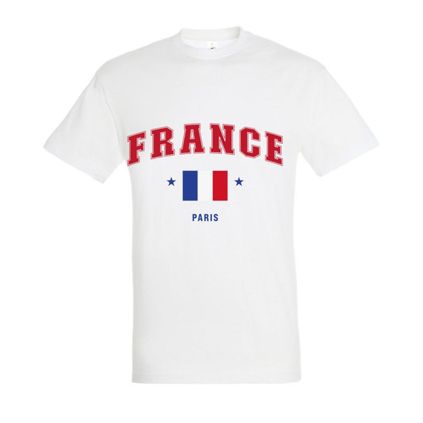 Needen 11380-CLFR-F - T-shirt Unisexe Imprimé France Front