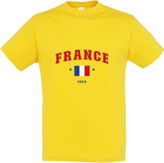 Needen 11380-CLFR-F - Unisex T-Shirt mit Frankreich-Design