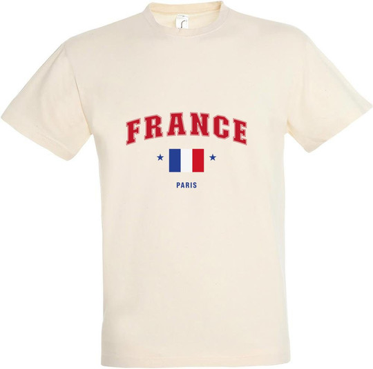 Needen 11380-CLFR-F - France Designed Unisex T-shirt