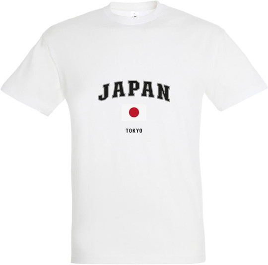 T-shirt Unisexe à Motif Japonais 11380-CLJP-F