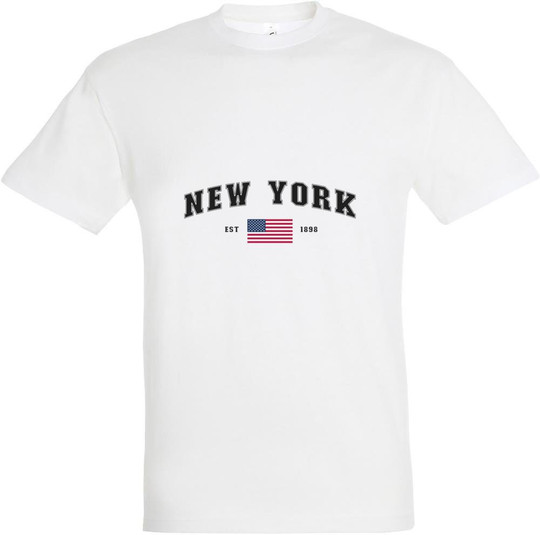 T-shirt Imprimé New York City 11380-CLNY-F