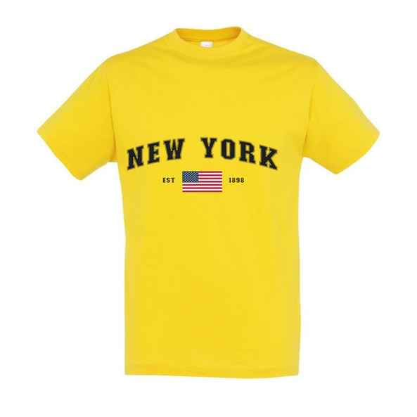 Needen 11380-CLNY-F - Painettu New York Front T-paita