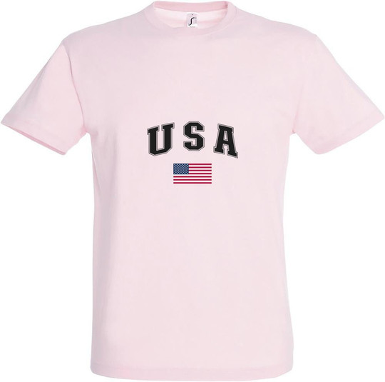 Needen 11380-CLUS-F - USA Graphic Design T-shirt