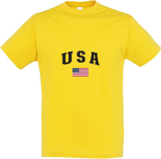 Bedrucktes USA Grafik-T-Shirt 11380-CLUS-F