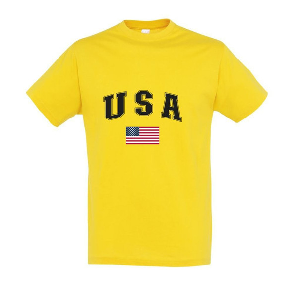 Needen 11380-CLUS-F - 'USA Front' -kuvioitu T-paita