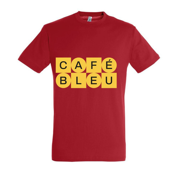 Needen 11380-N2DBL-F - T-Shirt Café Bleu Front