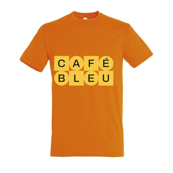 Needen 11380-N2DBL-F - T-Shirt Café Bleu Front