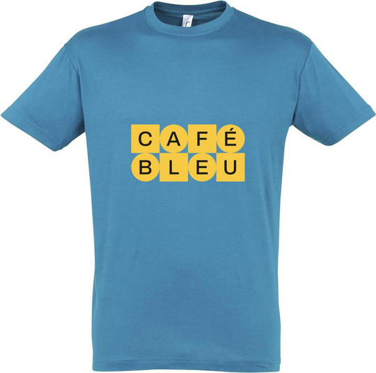 Needen 11380-N2DBL-F - Café Bleu Bedrucktes Baumwoll-T-Shirt
