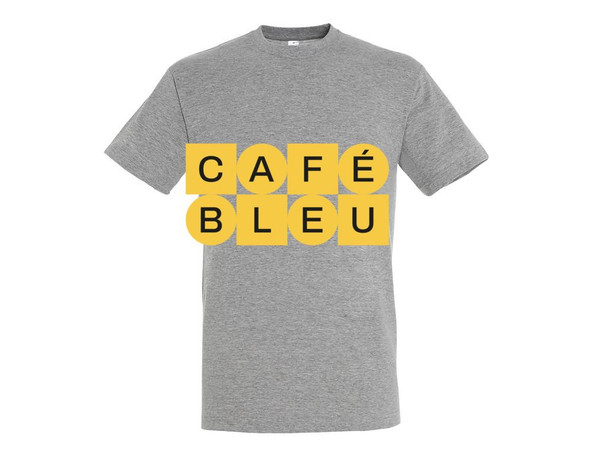 Needen 11380-N2DBL-F - T-Shirt Café Bleu Front