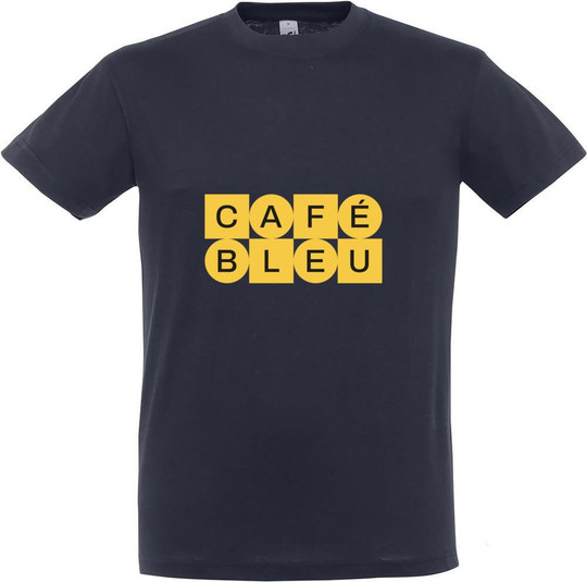 Needen 11380-N2DBL-F - Café Bleu Designed Cotton T-shirt
