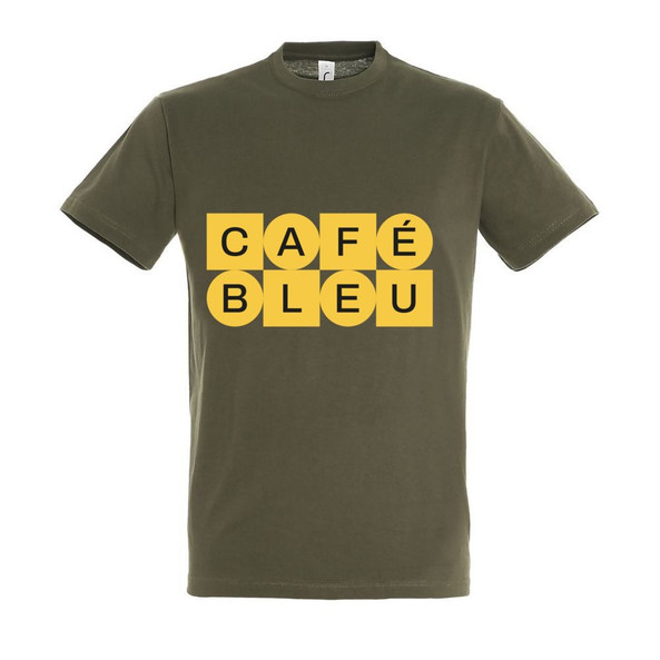 Needen 11380-N2DBL-F - T-Shirt Café Bleu Front