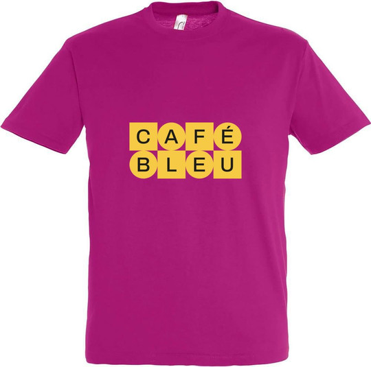 Needen 11380-N2DBL-F - Café Bleu Kuvioitu Puuvilla T-paita