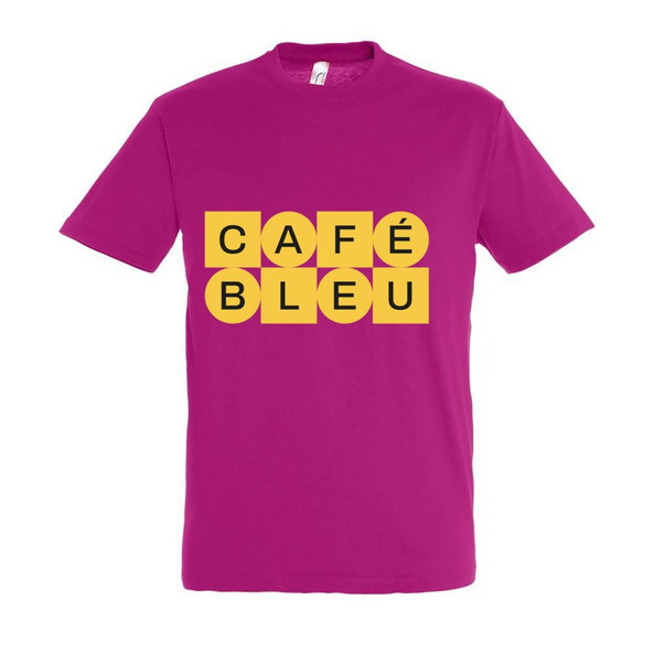 Needen 11380-N2DBL-F - T-Shirt Café Bleu Front
