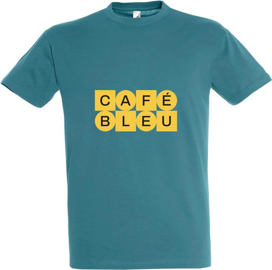 Café Bleu Kuvioitu Puuvilla T-paita 11380-N2DBL-F
