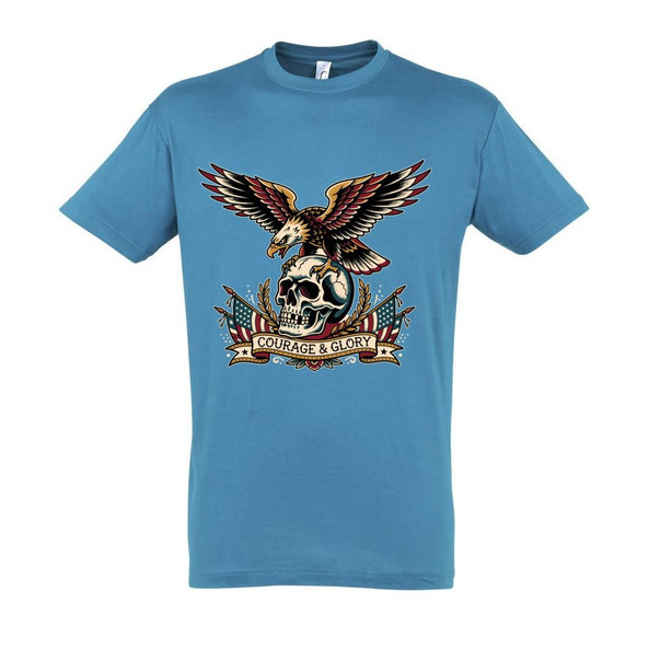 Needen 11380-N2DGR-F - T-Shirt Courage and Glory Front