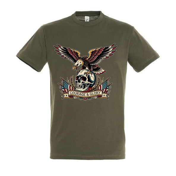 Needen 11380-N2DGR-F - T-Shirt Courage and Glory Front