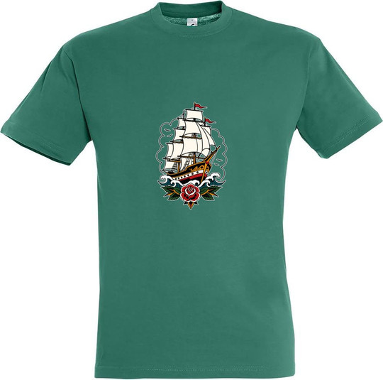 T-shirt graphique "Proue de Bateau" 11380-N2DSP-F