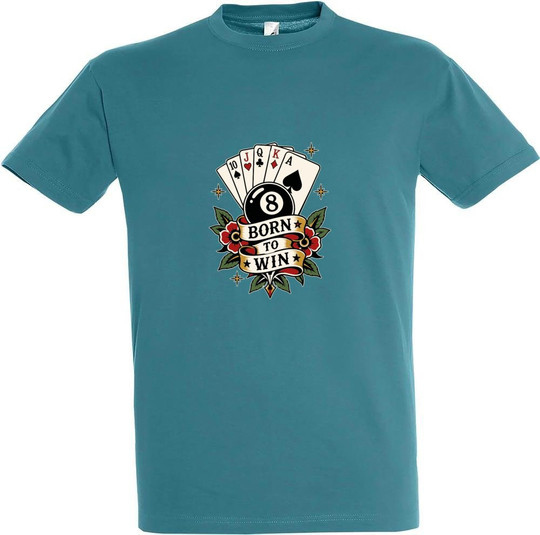 Unisex Win Front Kuvioitu T-paita 11380-N2DWN-F
